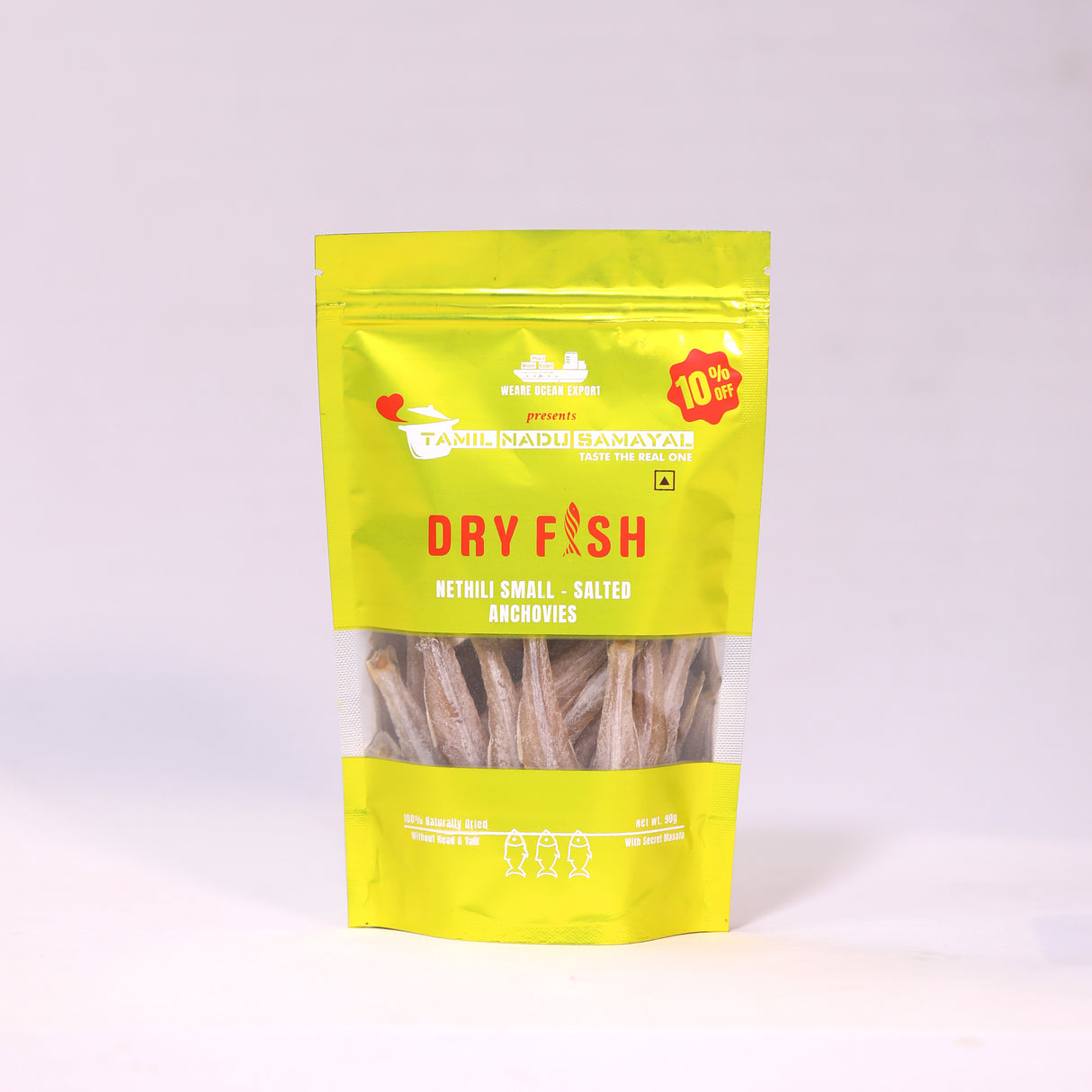 Nethili Dry Fish | Headless, Tailless, Stomach less, Export Quality